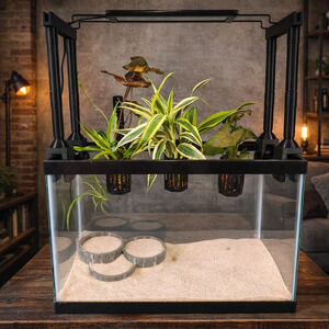 Aquarium Adjustable Light Riser for Rimmed Tanks | Extended Height LED Mount